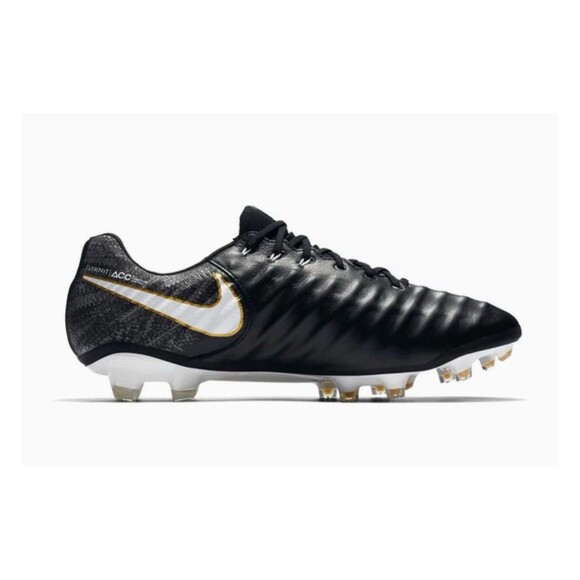 NIKE TIEMPO LEGEND VII FG BLACK/GOLD 897752-002 SIZE 7 New *RARE* - Picture 6 of 7